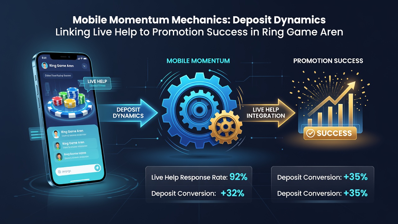 Live chat support assisting a player with mobile deposit confirmation during a ring game session