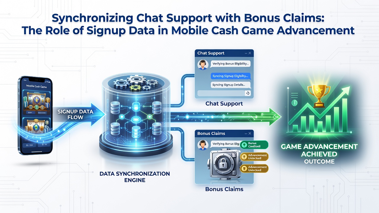 Chat support dashboard displaying real-time signup data verification for bonus claims in mobile poker apps